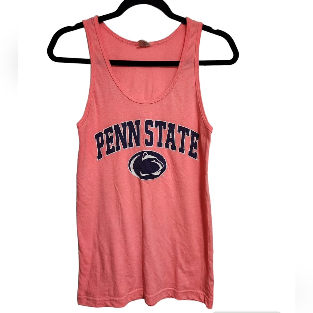 American Apparel neon pink Penn State tank top size small